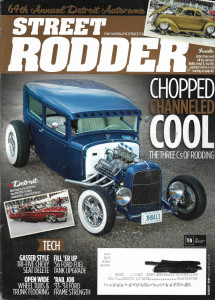 STREET RODDER 2016 AUG - AUTORAMA, WHEEL TUBS & TRUNK FLOORING,'56 FORD TANK UP